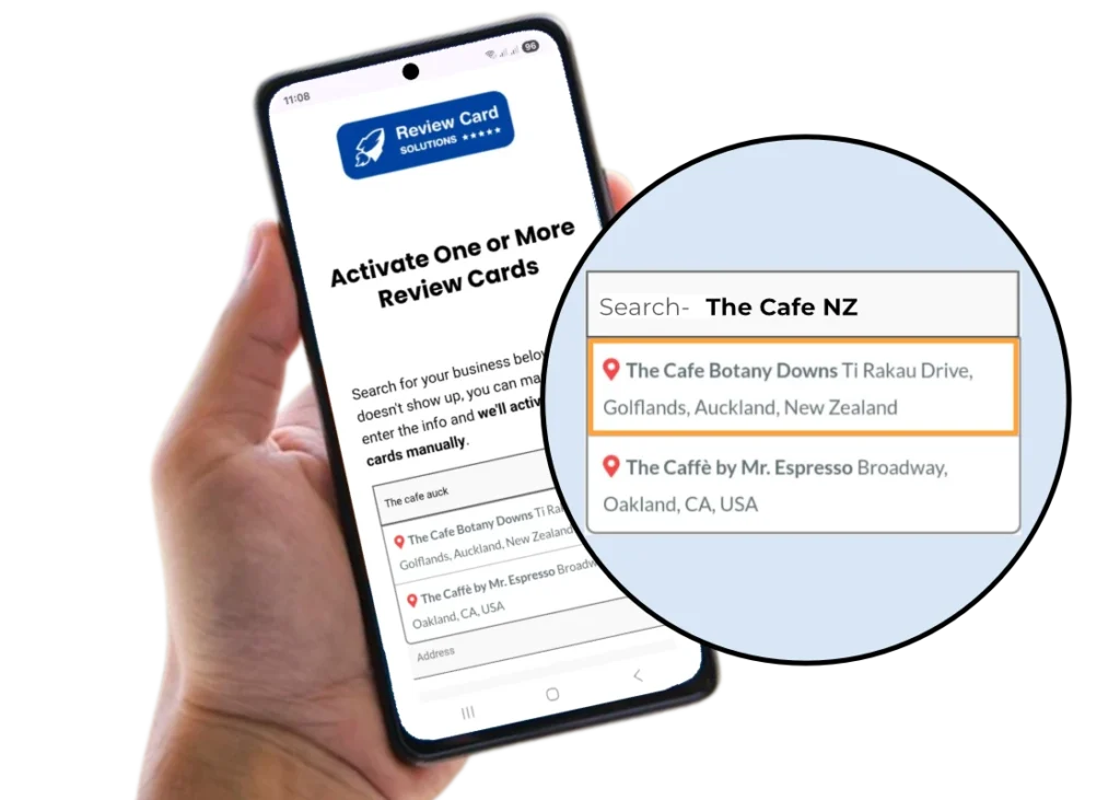 google review card activation page.webp